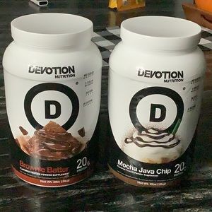 Devotion protein brownie and mocha